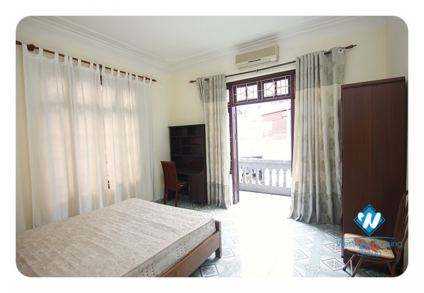 A nice  house with courtyard for rent in Ba Dinh district